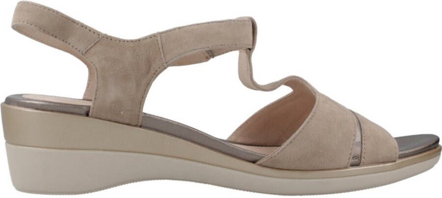 Stonefly Sandalen met sleehak Vanity Iii 21 Goat Suede