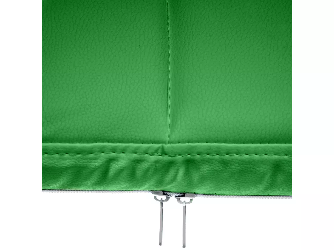 Chaise gondole - Similicuir & Métal noir mat - Vert - Canada B