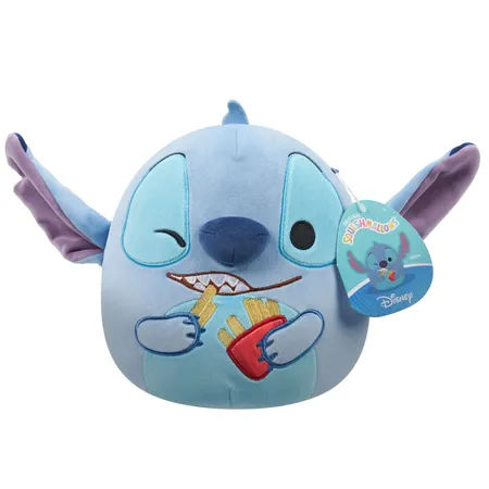 Jazwares Squishmallows Stitch kleiner Plüsch 20 cm, 1 Stück, 4-fach sortiert