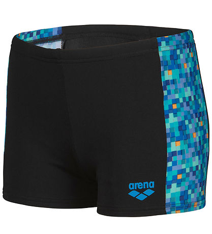Arena Bådebukser - Pooltiles - Blåck/Blue Multi