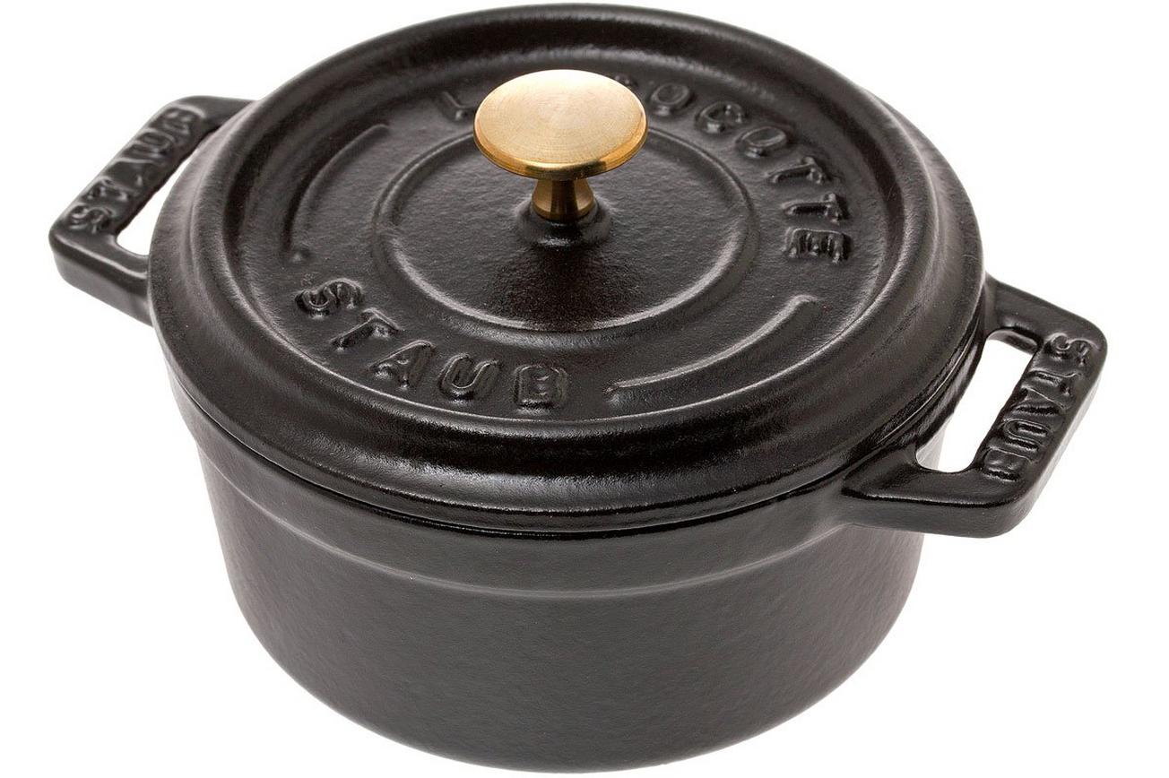 Staub mini braadpan - cocotte 10cm, 0,25L, zwart