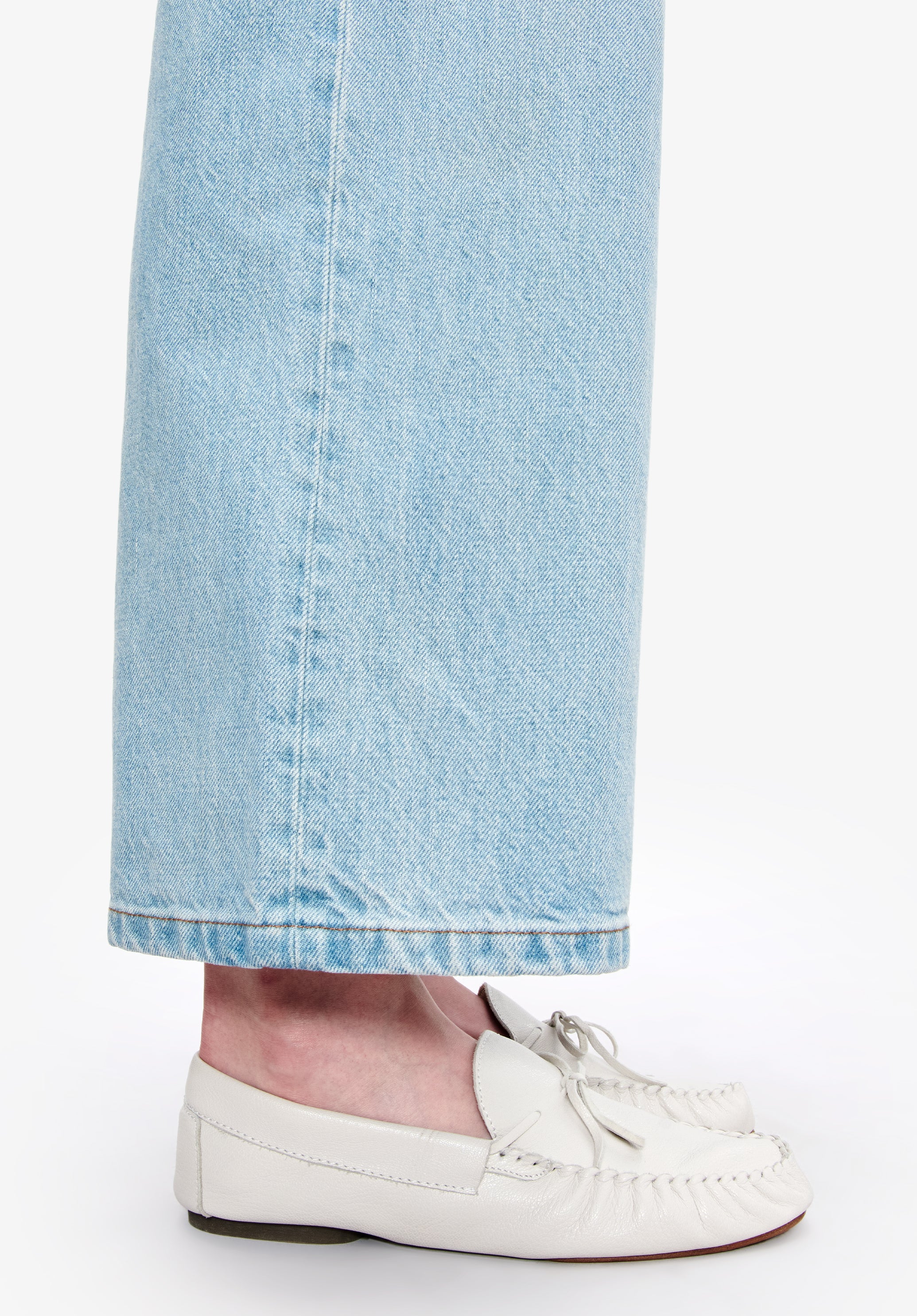les mocassins souples - Blanc