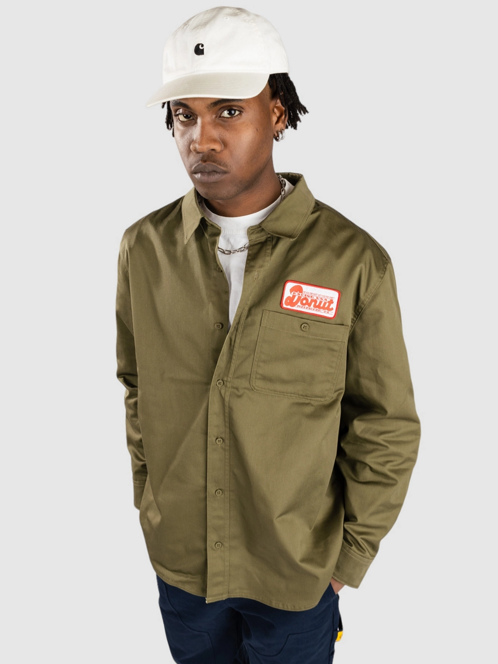 Donut Work Shirt green