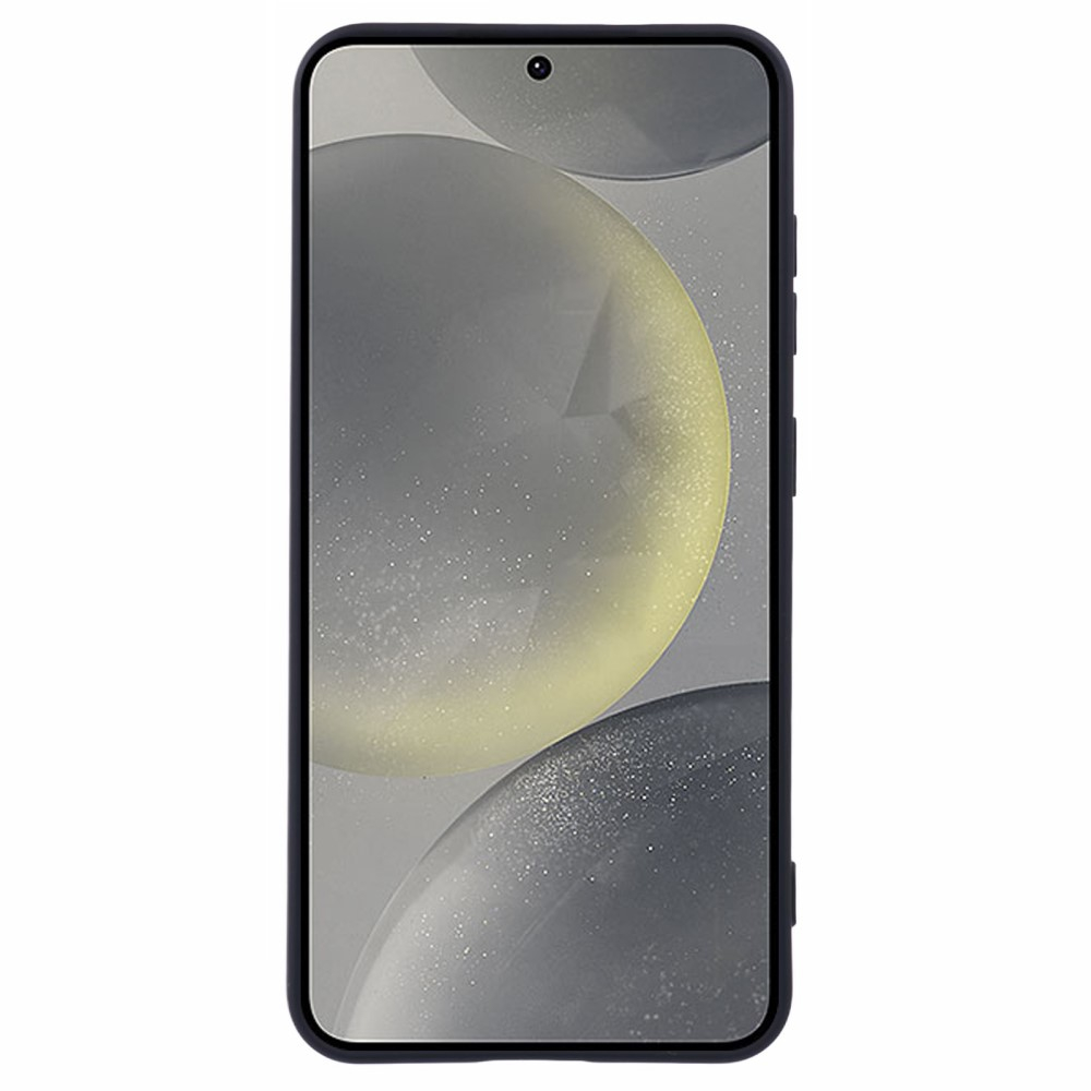 Samsung Galaxy S25  Plus Gummi Case Hülle mit Kameraschutz - Schwarz (Matt)
