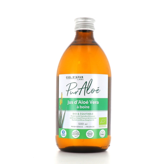 Pur Aloe jus aloe vera à boire - Digestion, brûlures d'estomac