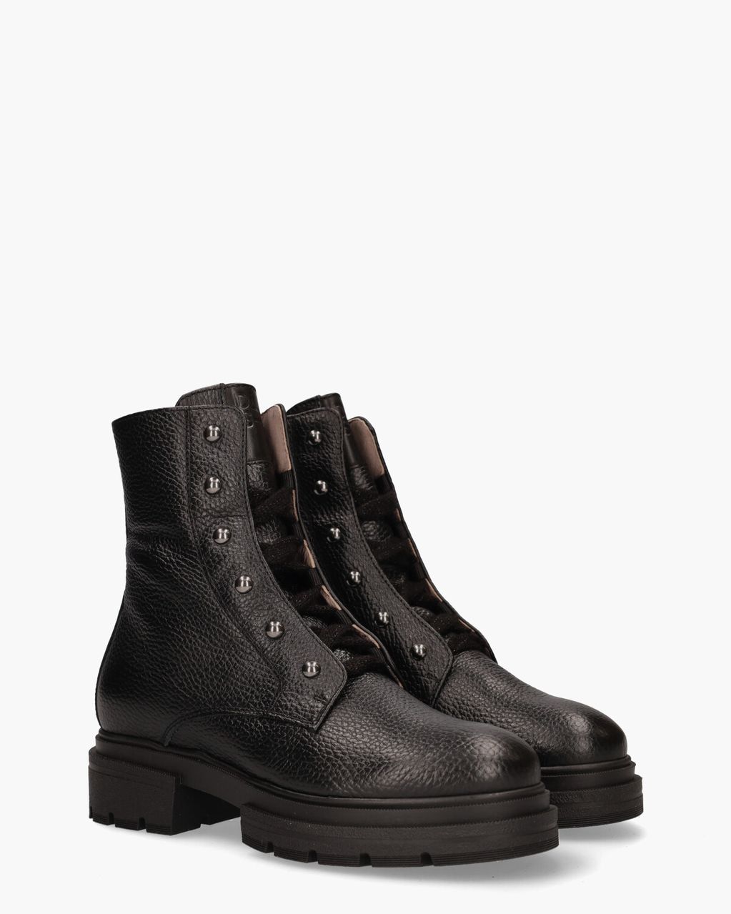 DLSport 6845 Zwart Dames Veterboots