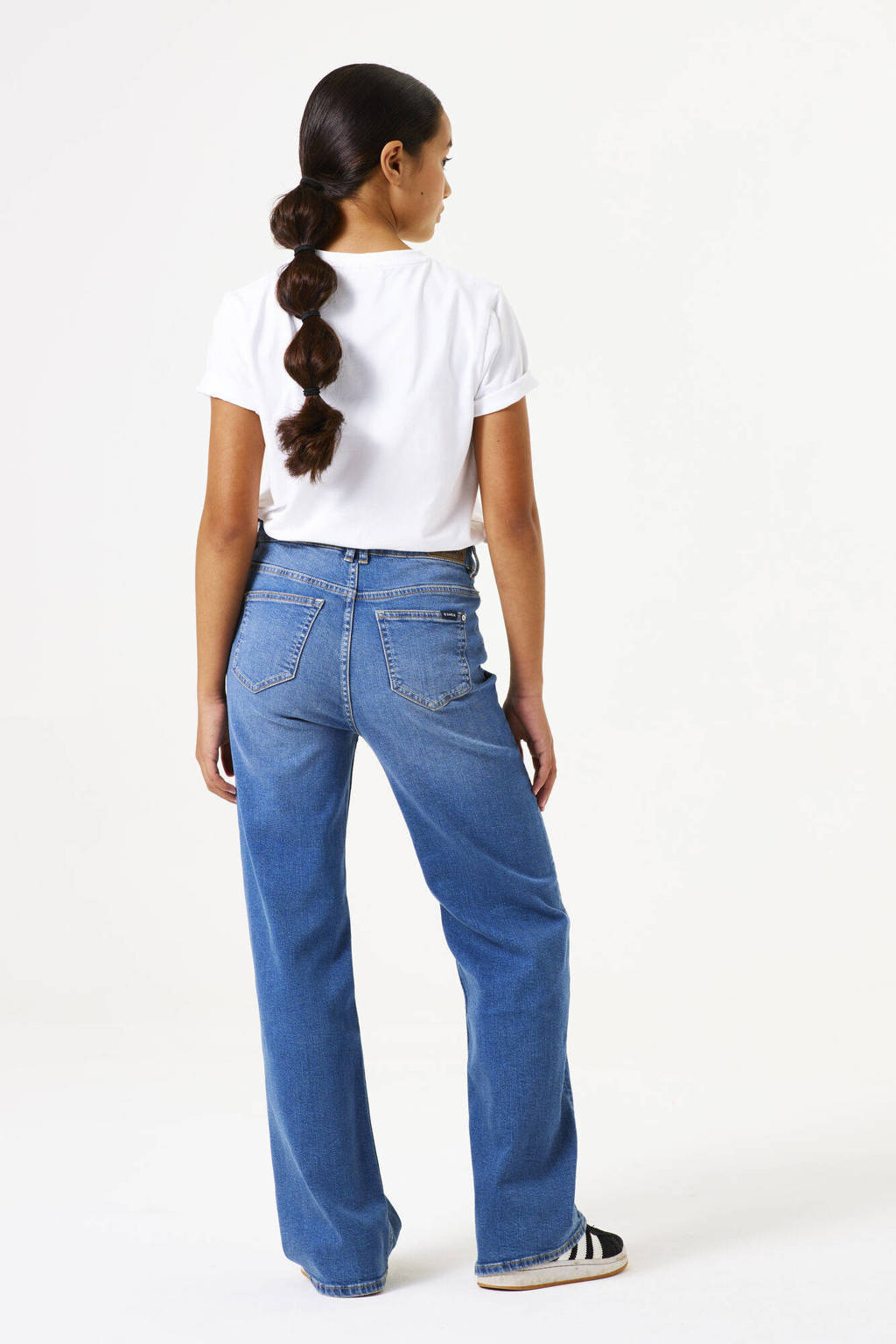 Garcia high waist straight leg jeans dark used