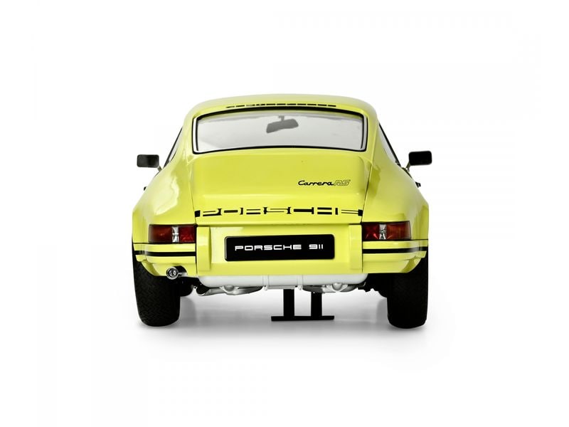 IXO Models Bausatz Porsche 911 RS 2.7 Gelb/Schwarz 1:8 Hochdetaillierter Standmodellbausatz im Massstab 1:8