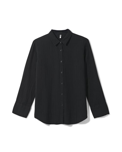 chemisier femme Iris noir