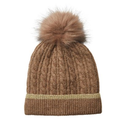 Bonnet femme Pcjohanna Hood W. Pom Pom Bc PIECES