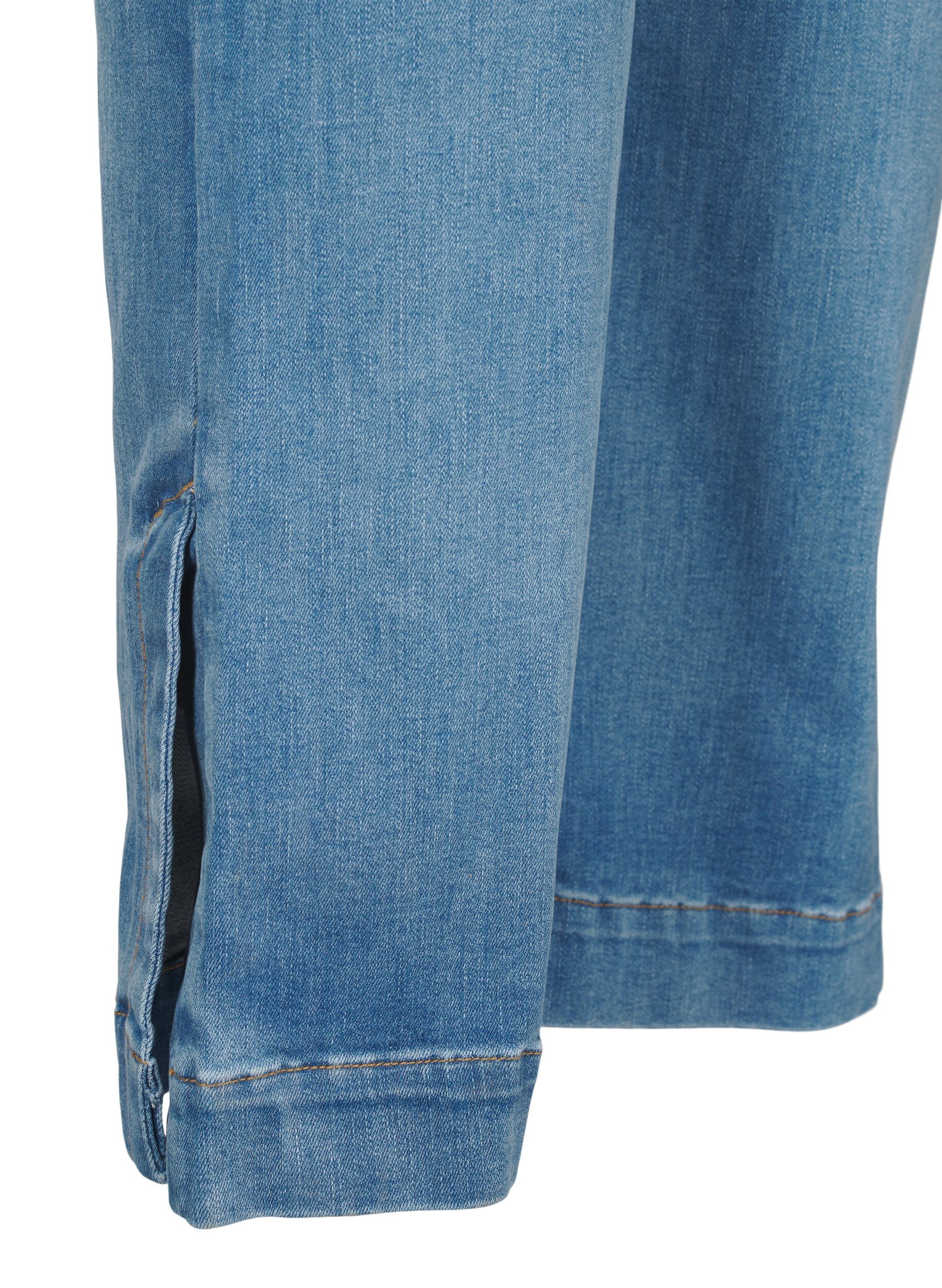Bootcut jeans med slids