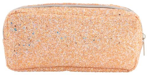 trousse à double zip paillettes