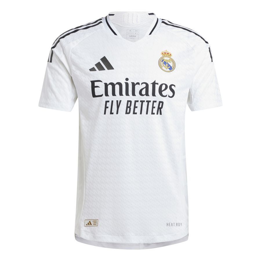 Real Madrid Maillot Domicile 2024/25 Authentic Mbappé 9   Champions League Gagnant   UEFA Foundation Badge de Manche
