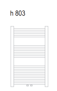 Badstuber Bari design radiator 50x80cm wit 331W