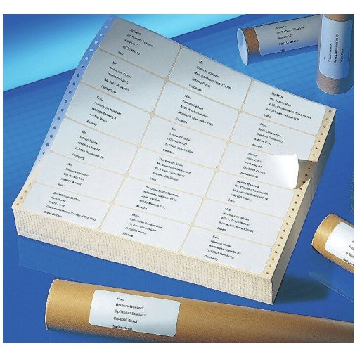 Etiquette matricielle pour ordinateur, 125 x 48,8 mm