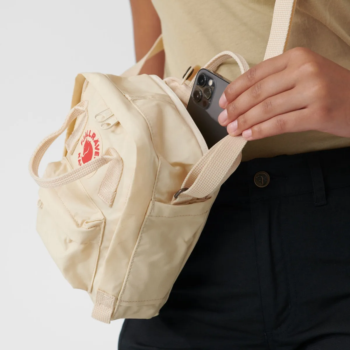 Fjällräven Kånken Sling Frostgreen/Peachpink