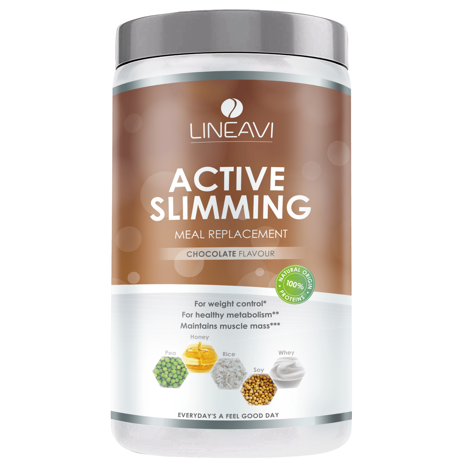 LINEAVI Aktivkost Diät Shake + Shaker - 500g - Schokolade