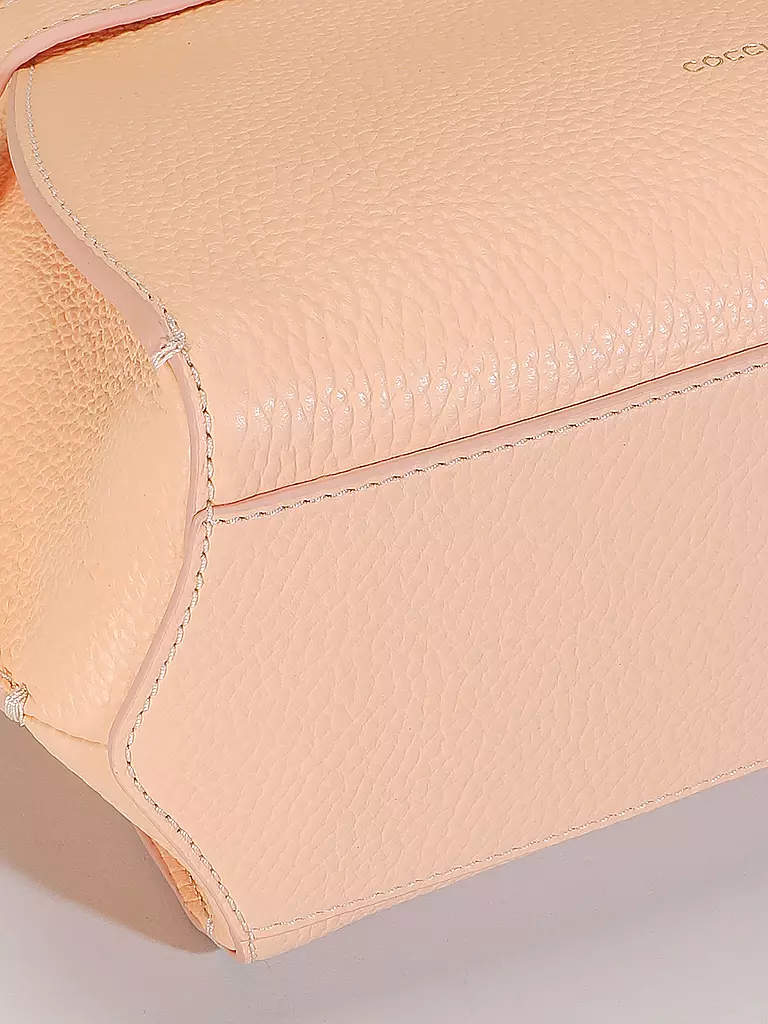 COCCINELLE Ledertasche - Henkeltasche COCCINELLEKLICHE Mini koralle