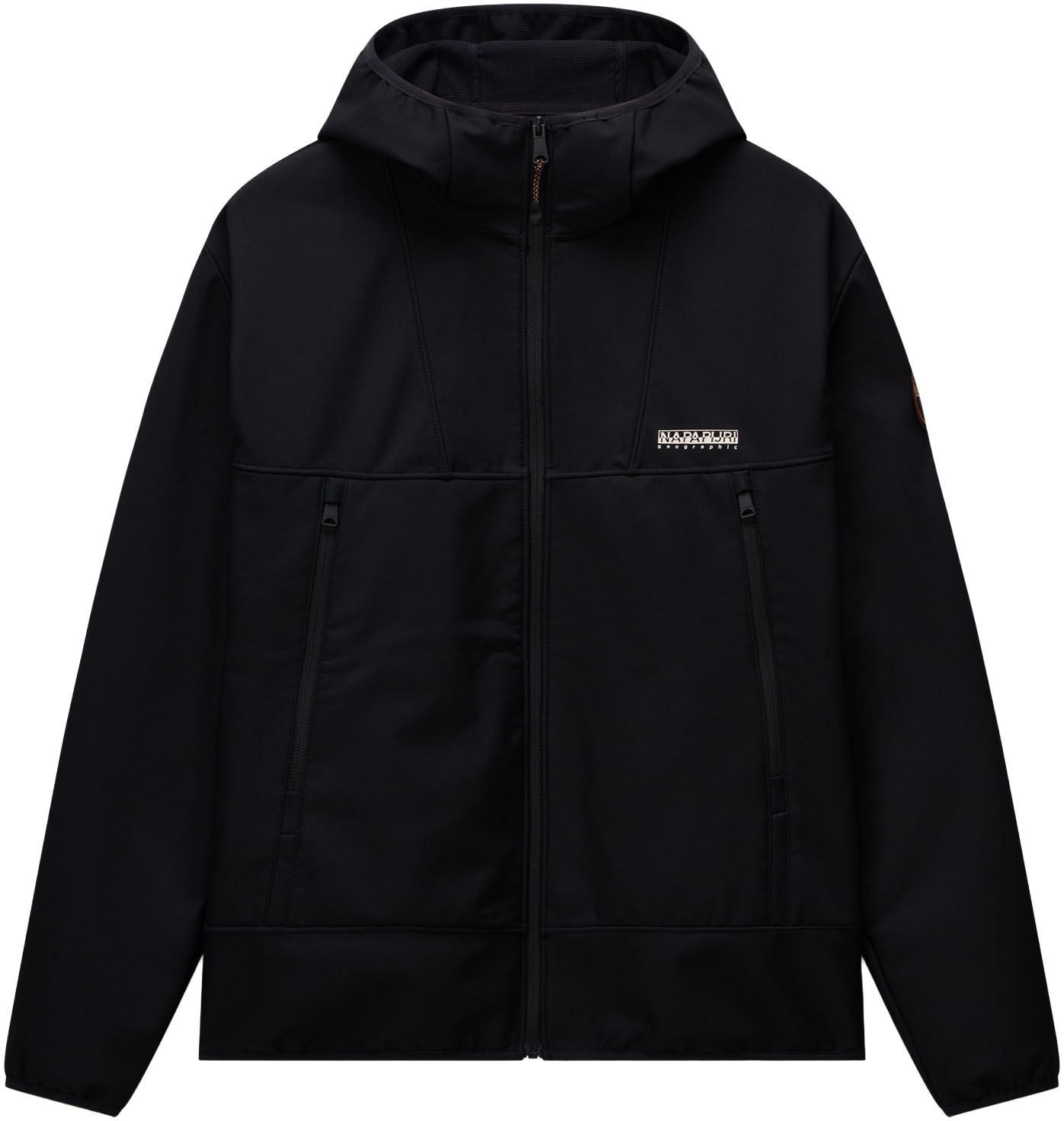 Napapijri Softshelljacke »BIOIS« mit Kapuze Reissverschlusstaschen, normale Passform