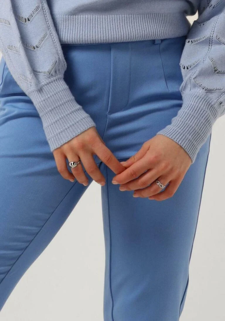 OBJECT lichtblauwe object pantalon objlisa slim pant