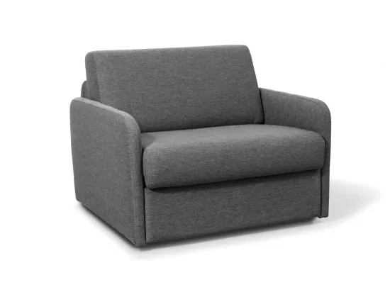 Fauteuil couchage rapide Dan 70x190 en tissu
