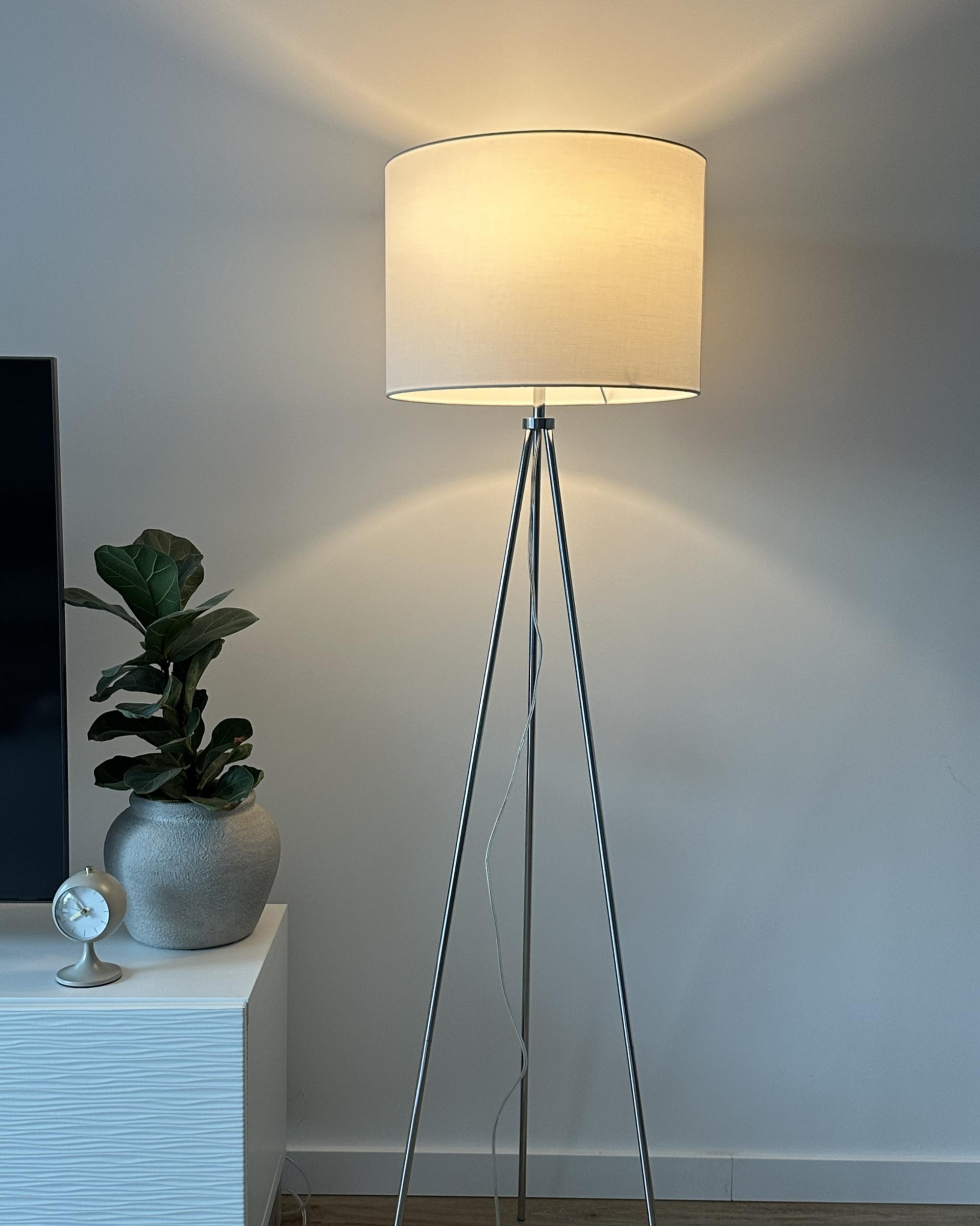 Staande lamp VISTULA Metaal Zilver