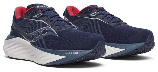 Chaussures Running Saucony Triumph 22 Bleu/Rose Homme