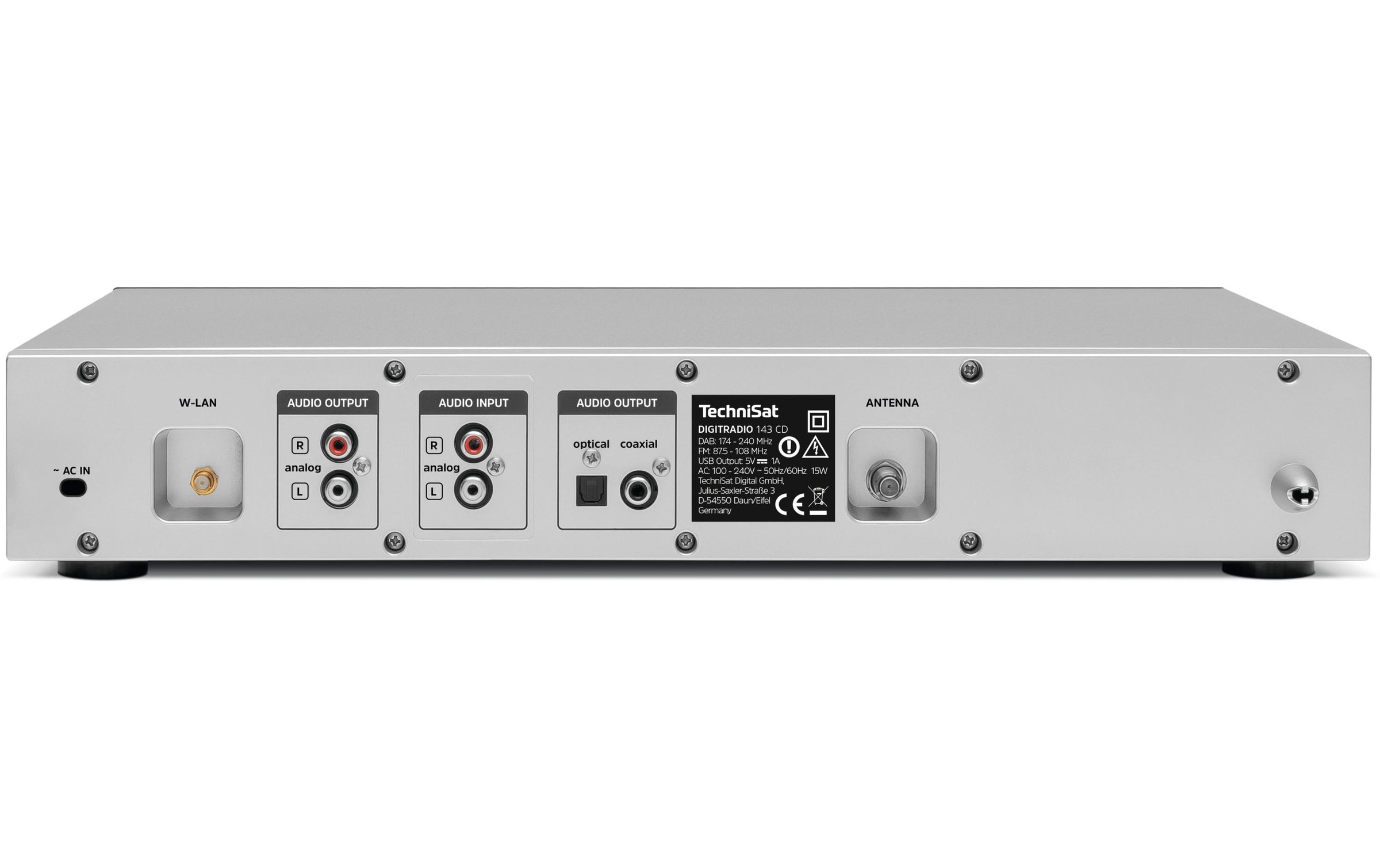 TechniSat Digitalradio (DAB+) »DigitRadio 143 CD V3« ( Digitalradio (DAB+) | FM-Tuner | Internetradio )