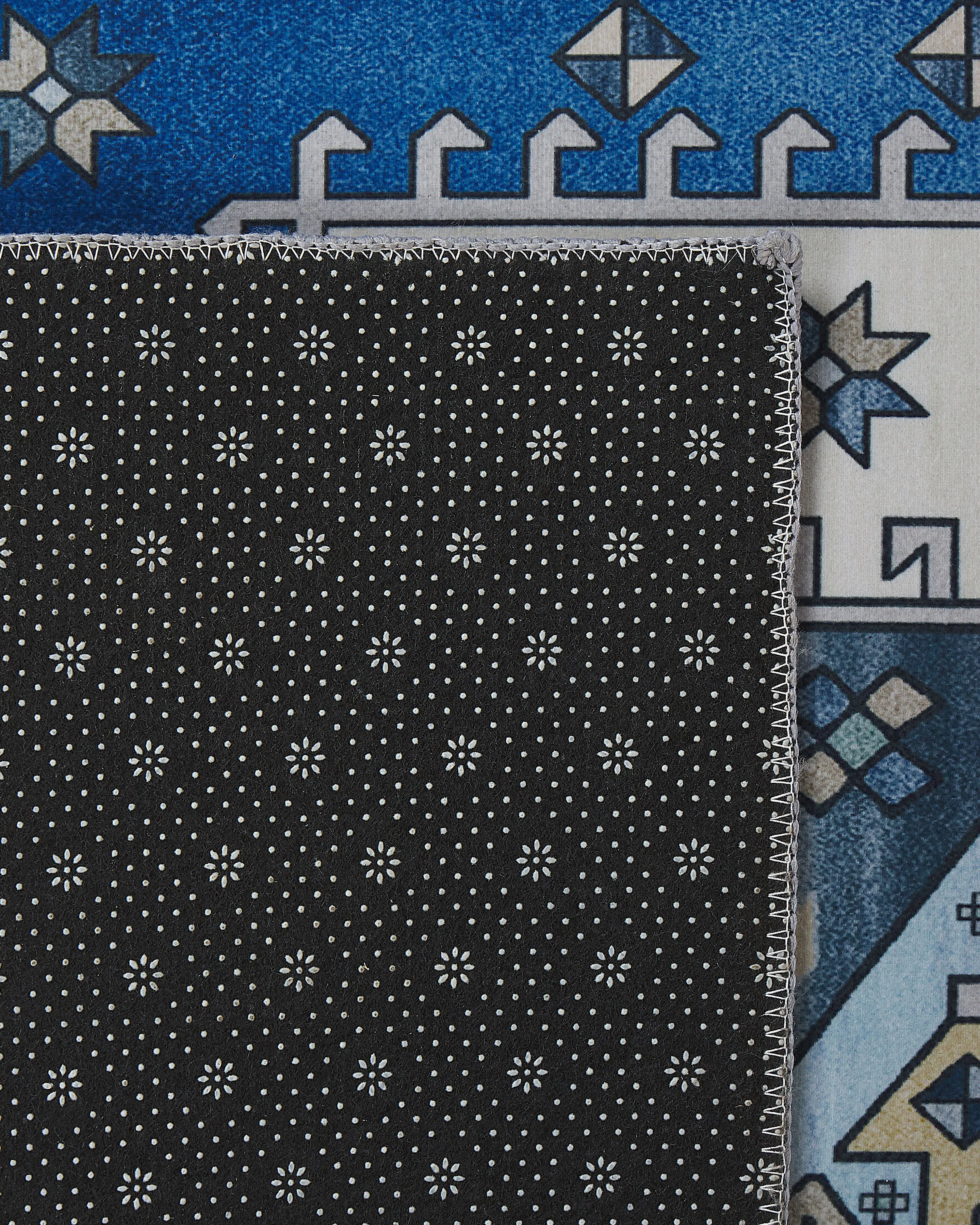 Vloerkleed PARVAKADLI Blauw 80 x 300 cm