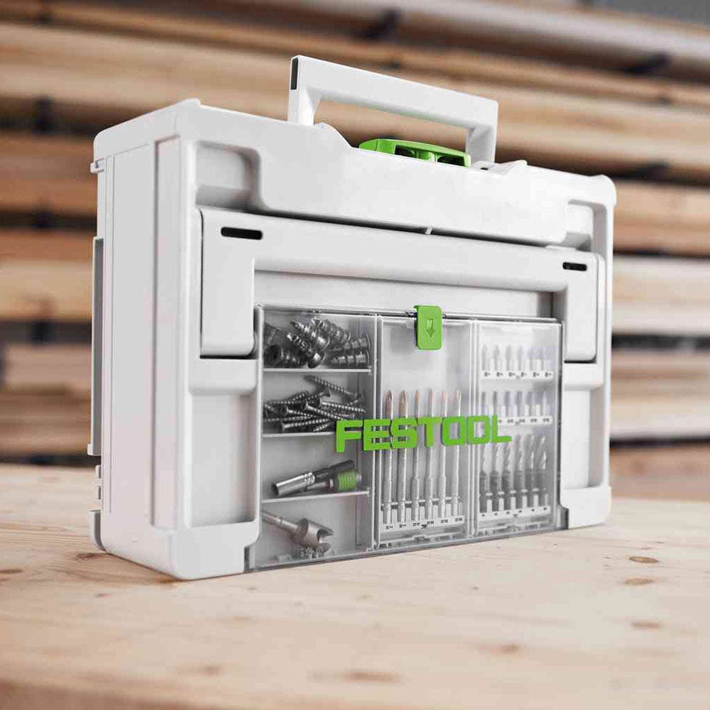 FESTOOL Systainer3 SYS 3 Médio 237mm x 396mm com Tampa de Armazenamento 577348