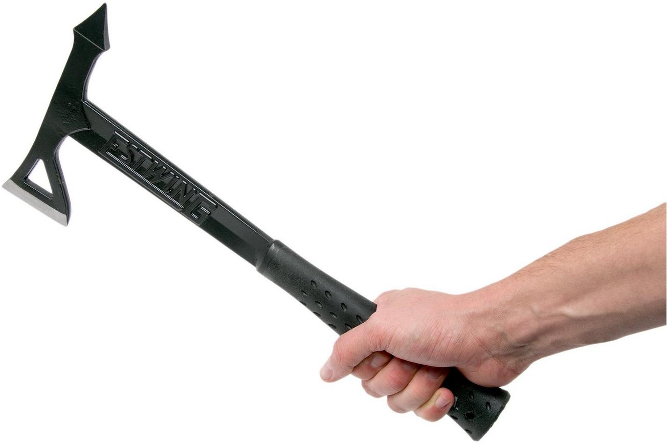 Estwing Black Eagle Tomahawk bijl EBTA zwart met nylon foedraal