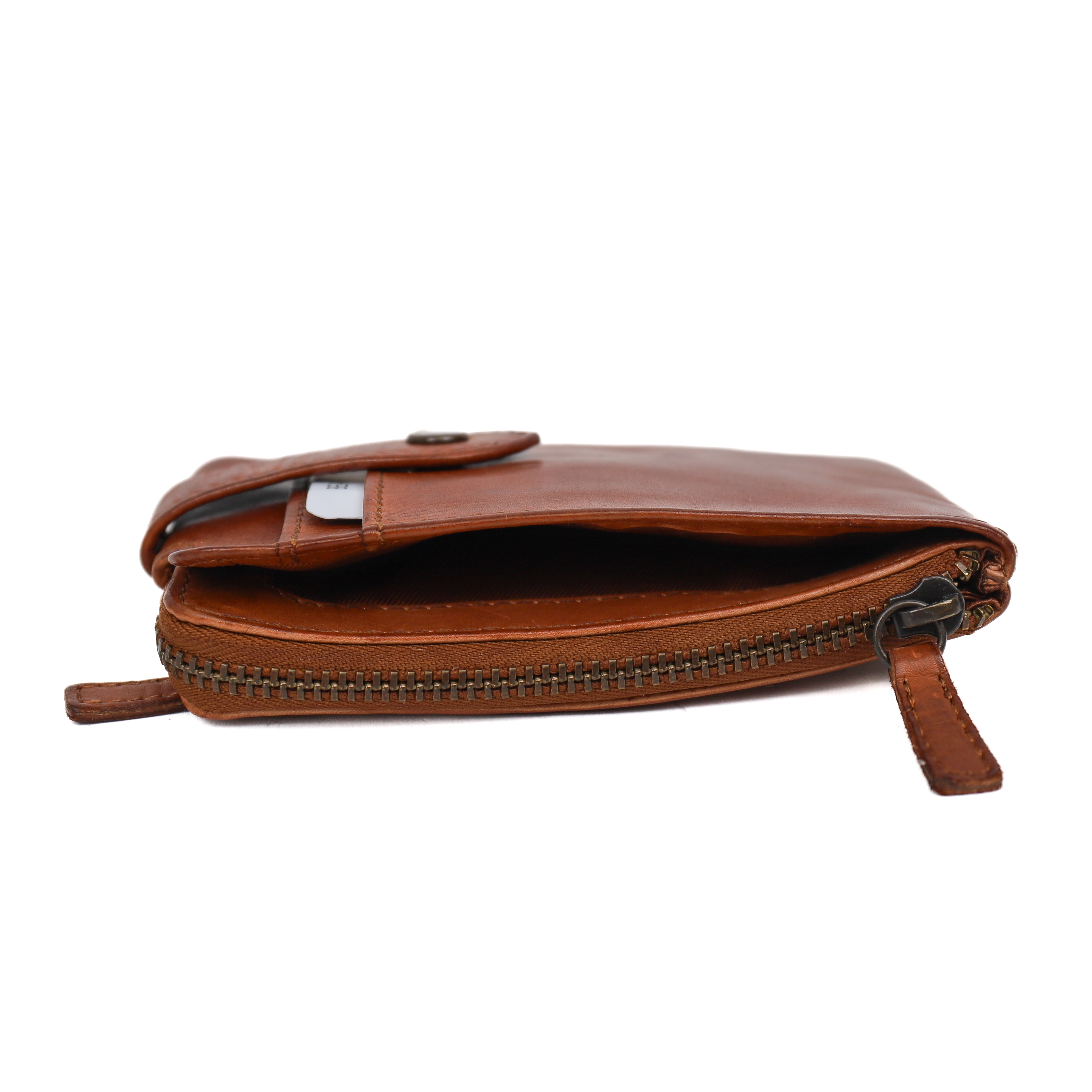 Portemonneetje 'Jael' cognac Cognac