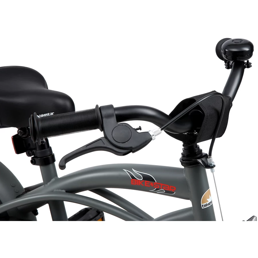 Bikestar Kinderrad 12 Zoll Cruiser grau