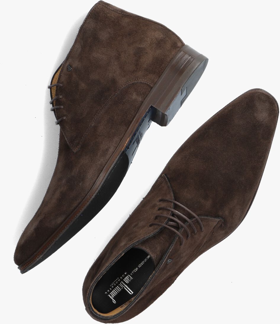 VAN BOMMEL bruine van bommel veterschoenen sbm-50029