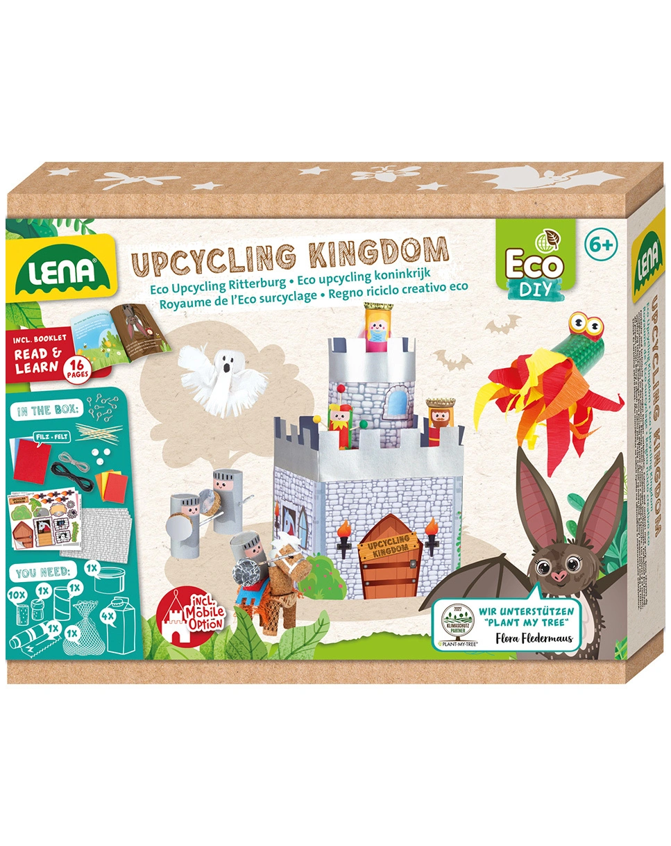 Bastelset ECO UPCYCLING - KINGDOM in bunt