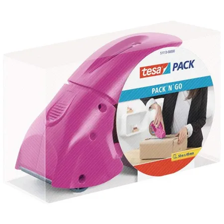 tesa pack Abroller Pack' n' Go, pink
