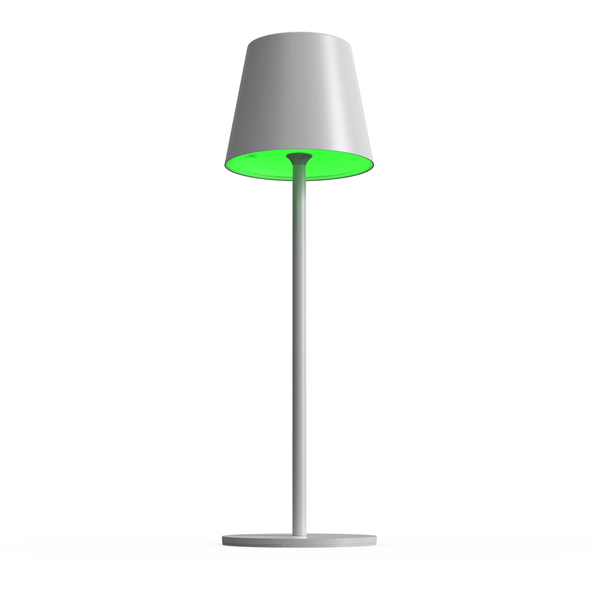 LED-RGB-Tischleuchte - grau - Touchdimmer