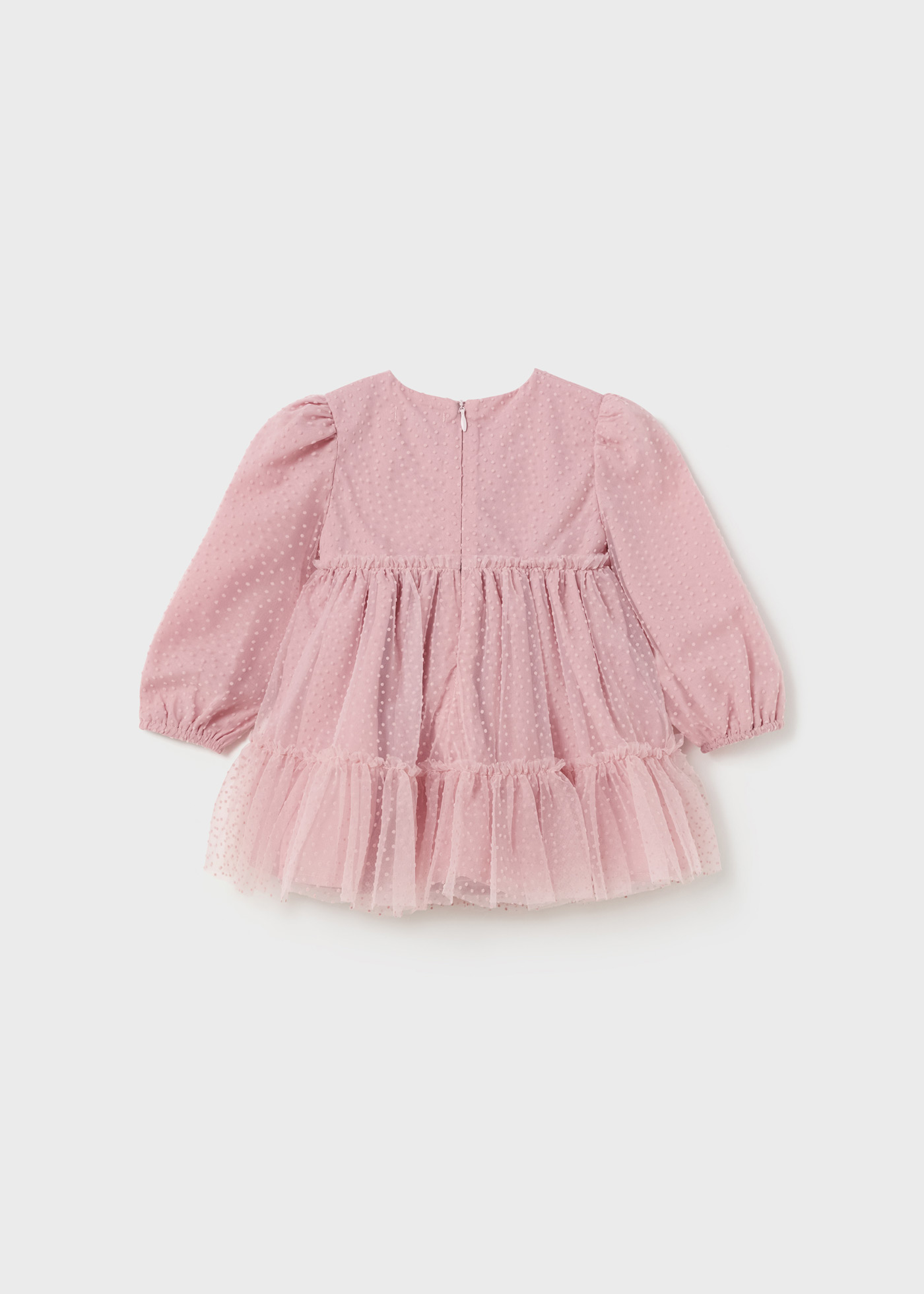 vestido de tule para bebê