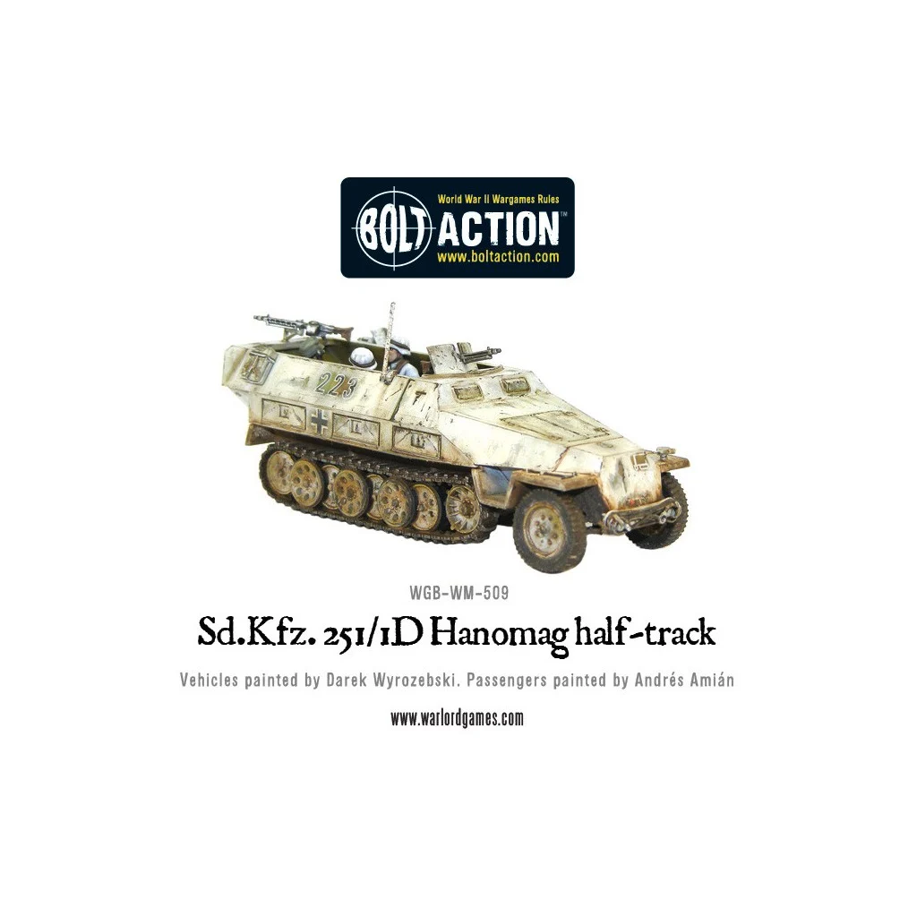 Bolt Action - German Sd.Kfz 251/1 ausf D Halftrack (Plastic Box)