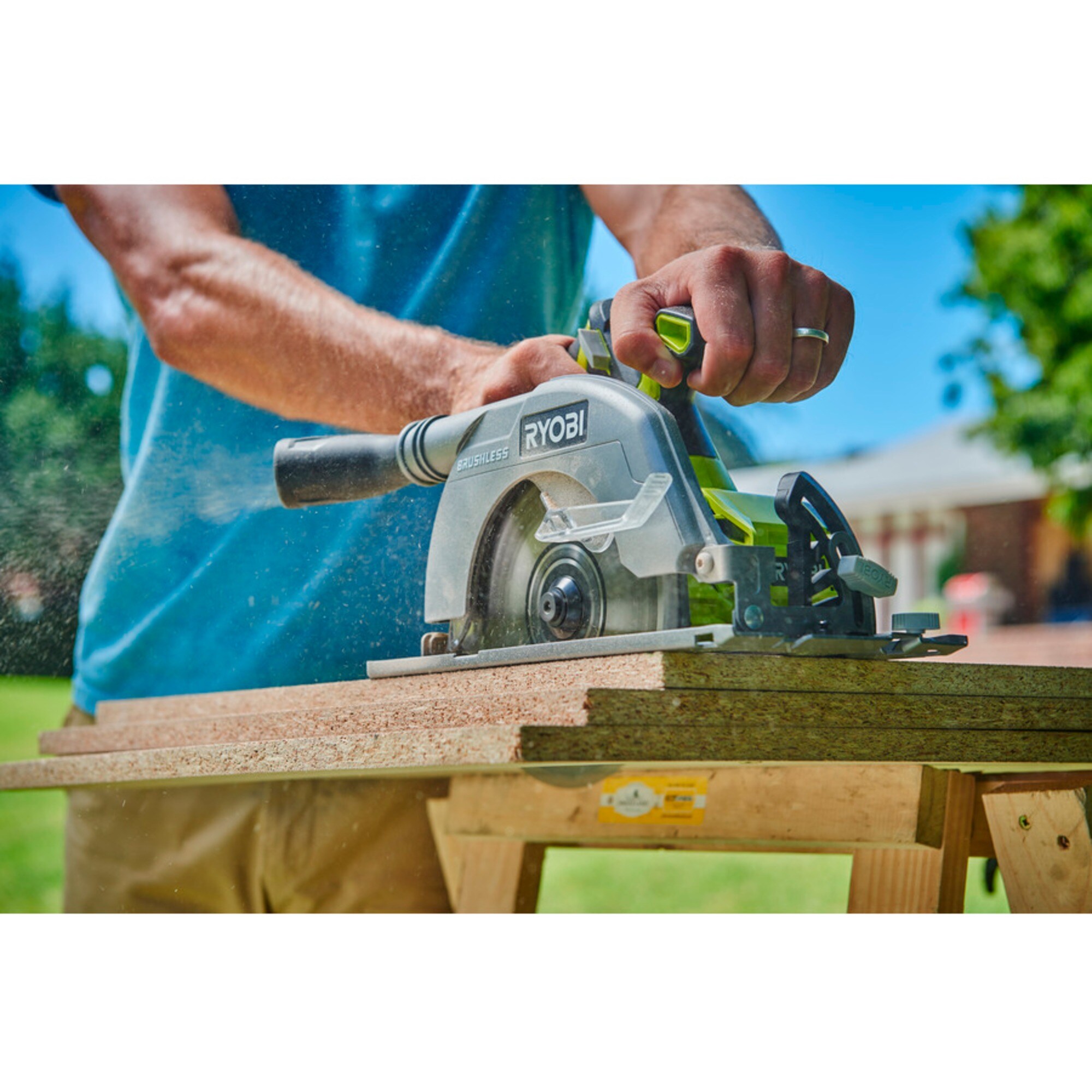 Ryobi Handkreissäge ONE+ Akku-Handkreissäge R18CS7-0, 18Volt