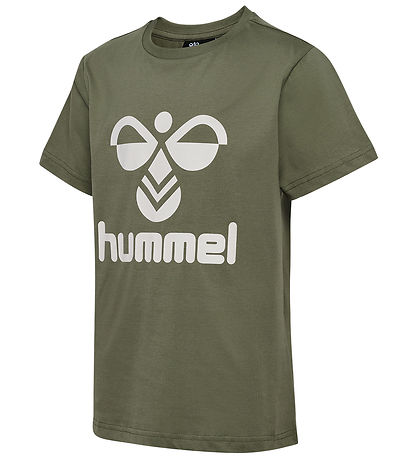 Hummel T-Shirt - hmlTres - Olivin