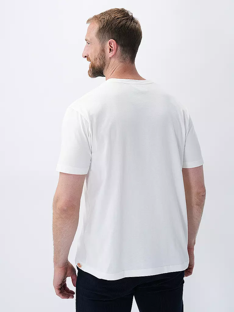 NUDIE JEANS T-Shirt UNO EVERDAY  weiss