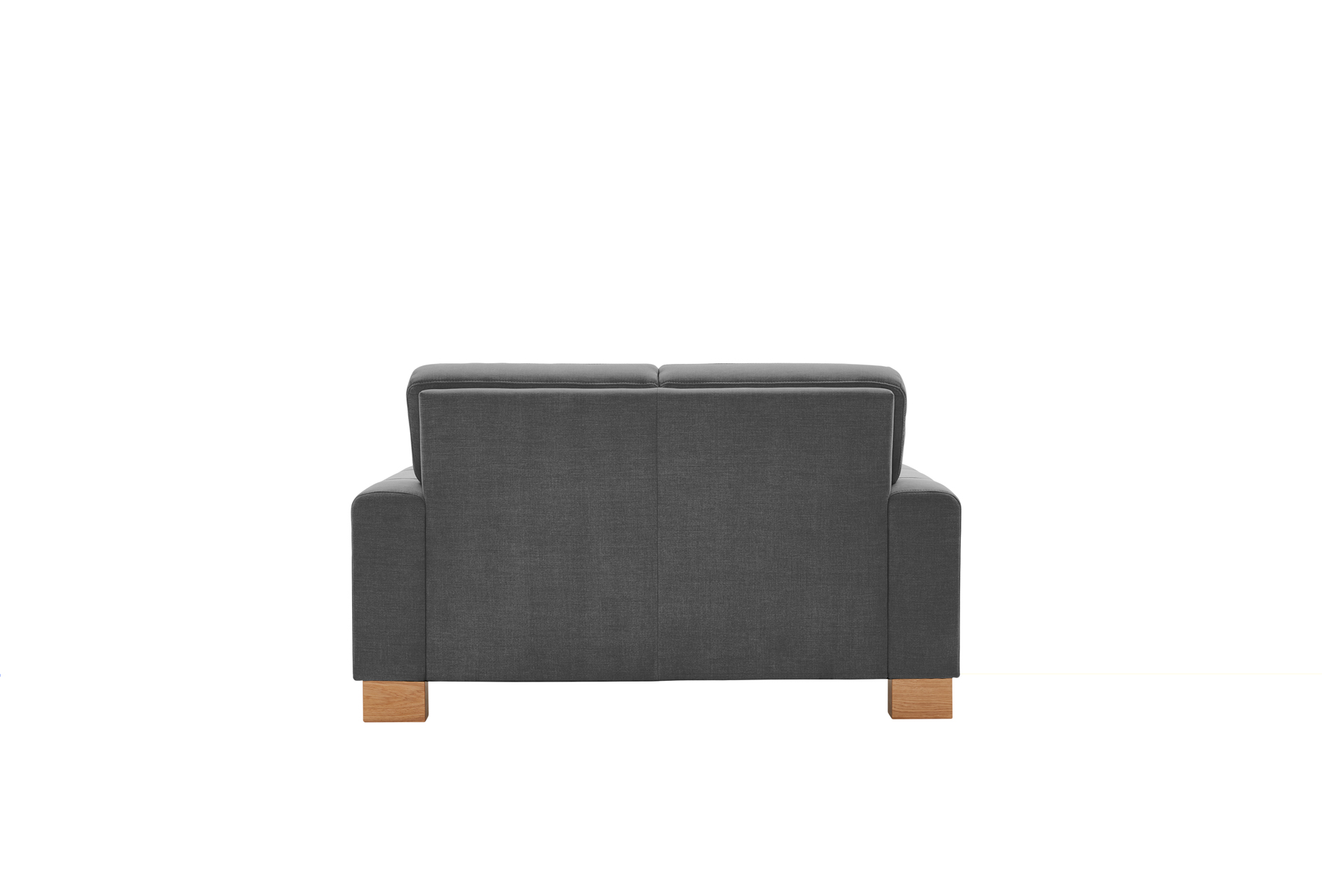 polsterpower 2-Sitzer-Sofa - Miro grau - Basismodell