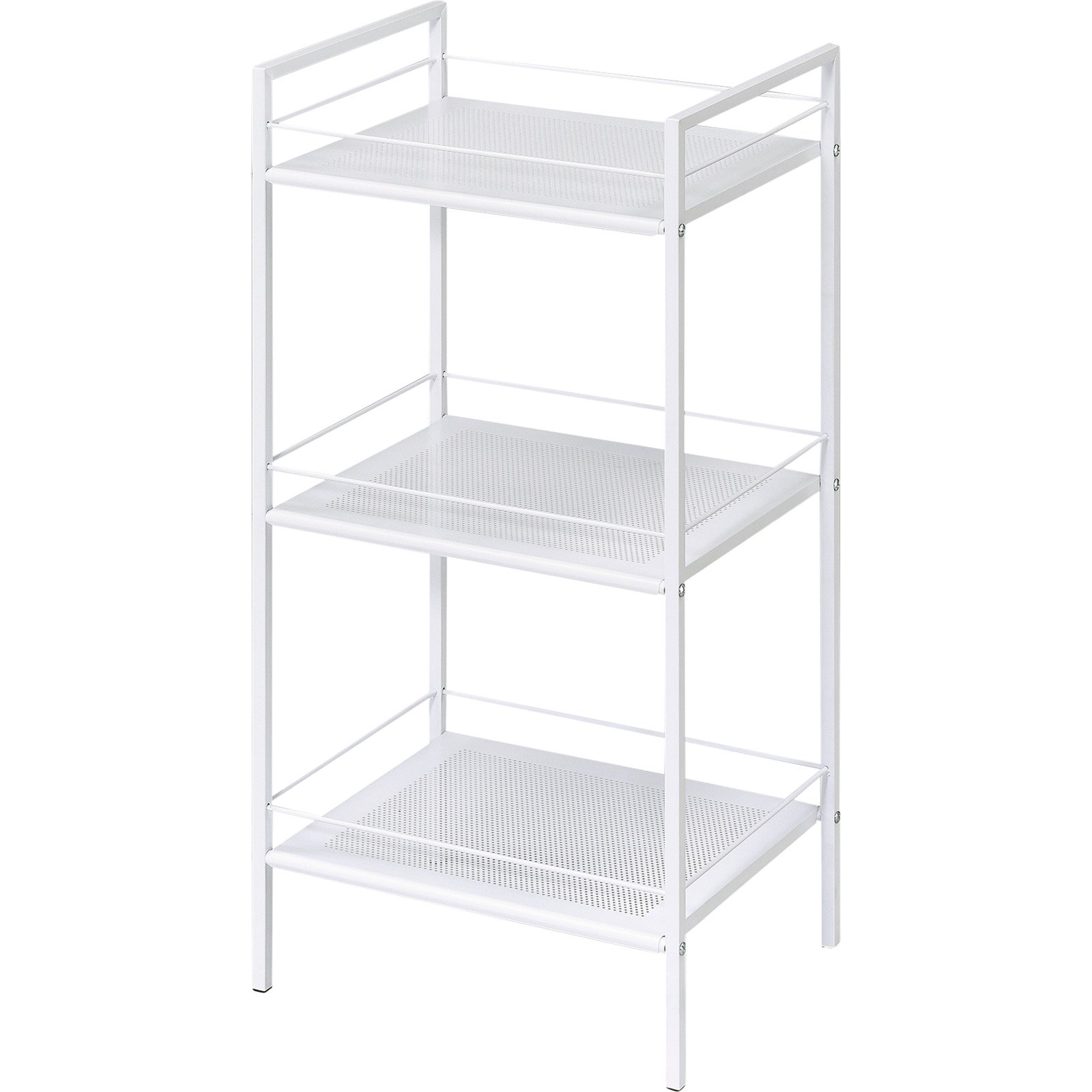 Allzweckregal Kim Metall weiss 39 x 84 x 31 cm