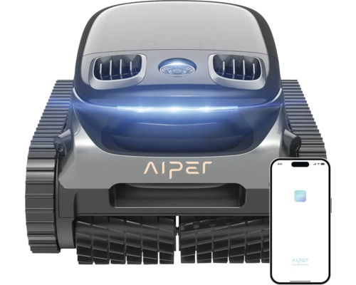 Zwembadrobot reinigingsrobot Aiper Scuba S1 Pro incl. oplaadkabel grijs