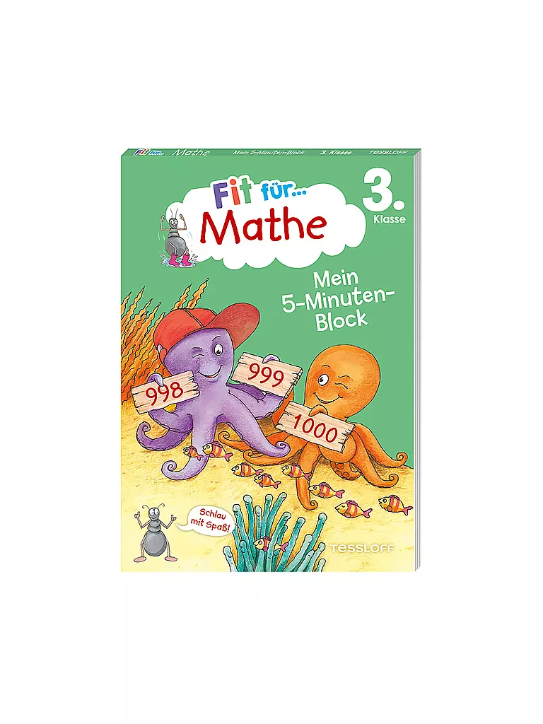 TESSLOFF VERLAG Fit für Mathe 3. Klasse - Mein 5-Minuten Block keine Farbe