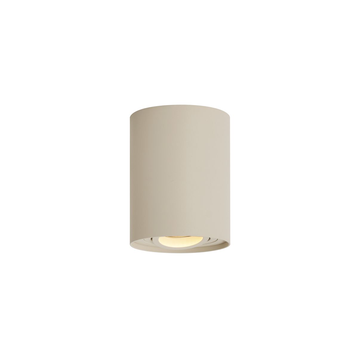 Moderne opbouwspot beige GU10 50mm draai- en kantelbaar - Rondoo Up