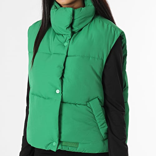 Doudoune Sans Manches Femme W33477MOW Vert