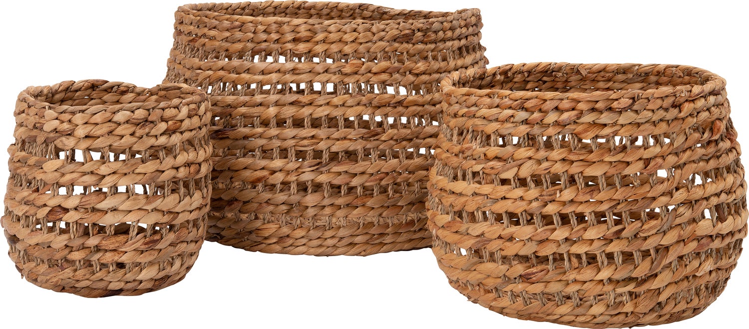 Intratuin opbergmand Liam naturel 25 x 36 x 27 cm