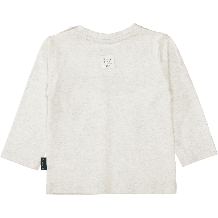 STACCATO Shirt light cream melange